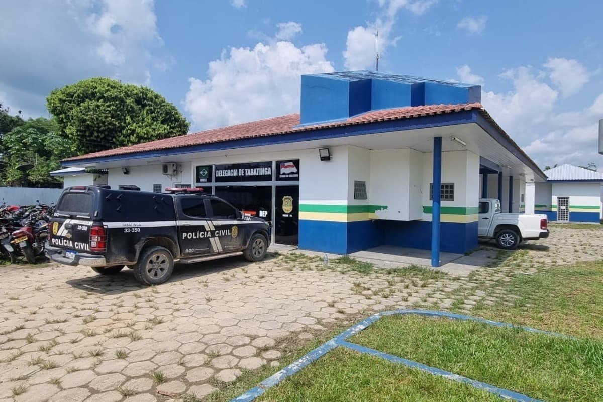 Viatura policial em operação na cidade de Tabatinga no Amazonas
