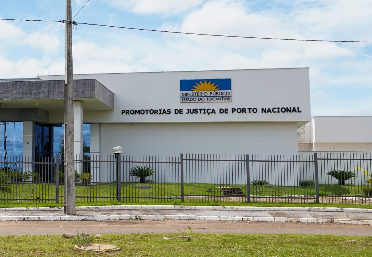 Prédio do Fórum da Comarca em região do Tocantins.