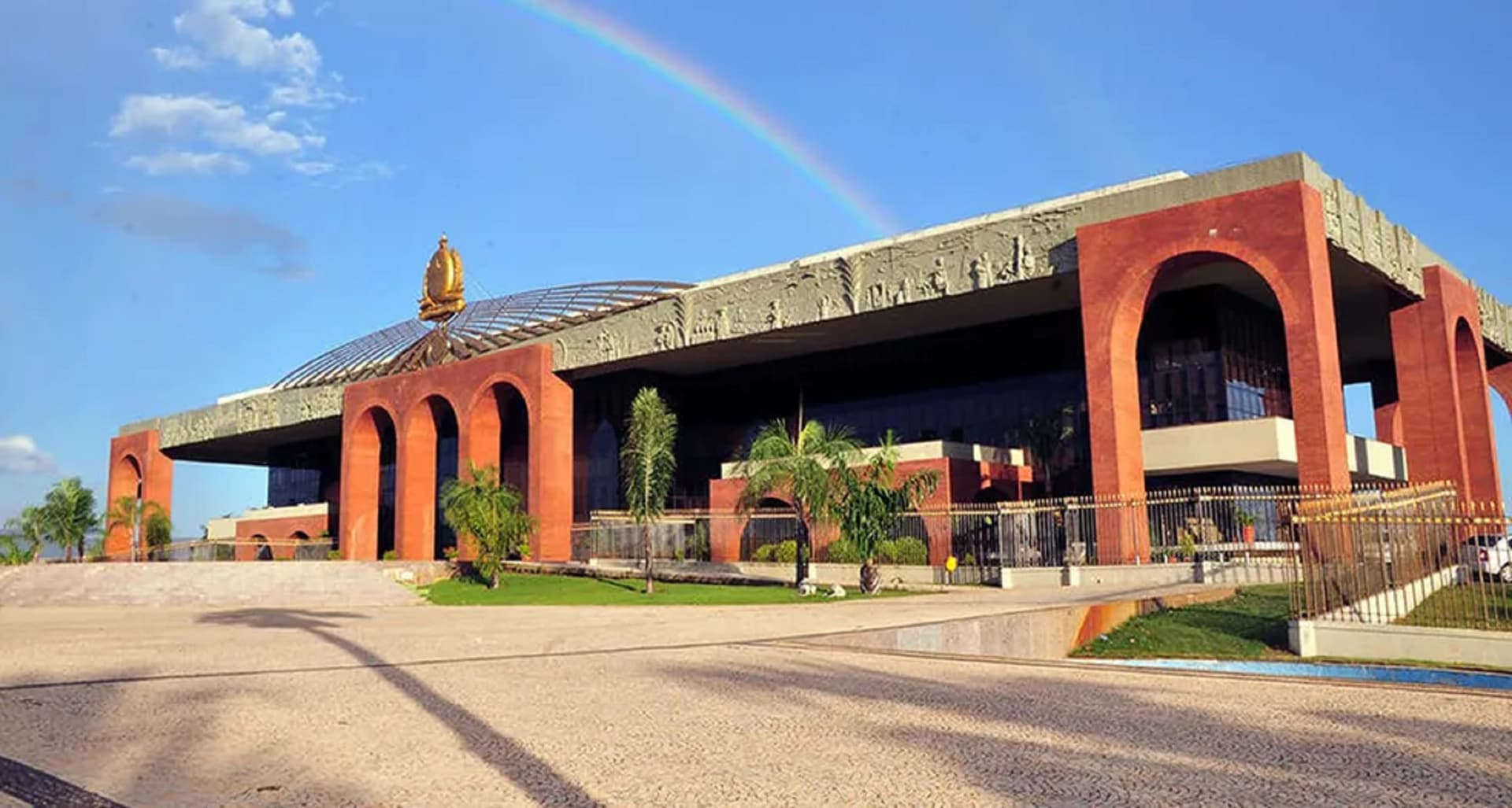 Fachada do Palácio Araguaia, sede do governo do Tocantins, em Palmas.