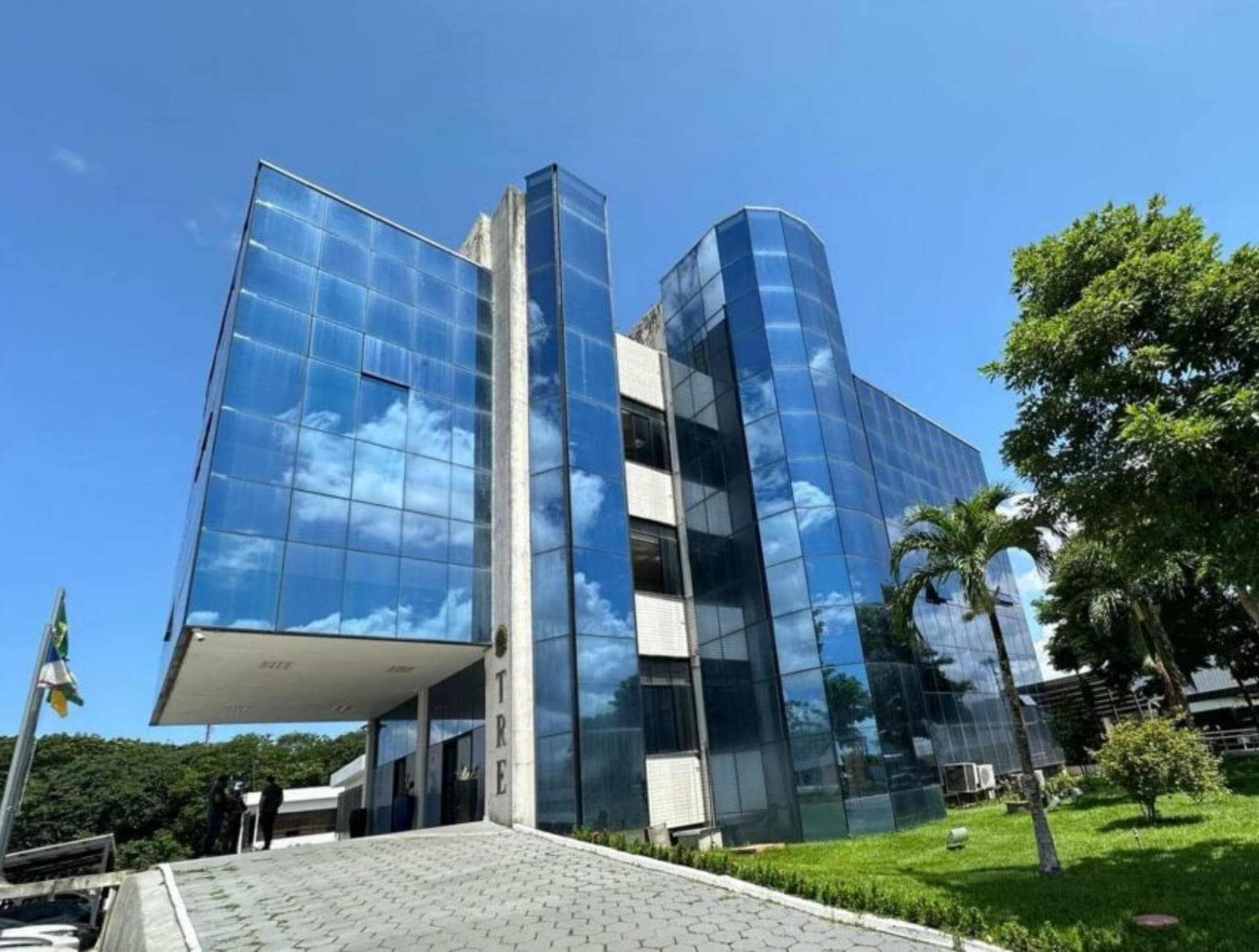 Fachada do Tribunal Regional Eleitoral de Roraima em Boa Vista.