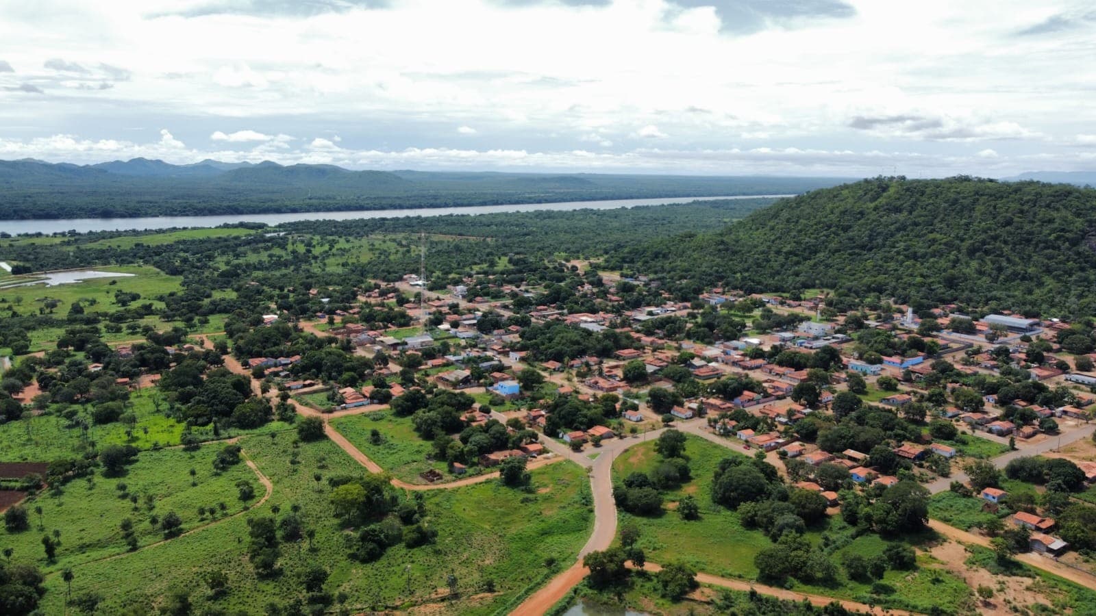 Prédio do Fórum da comarca no interior do Tocantins.
